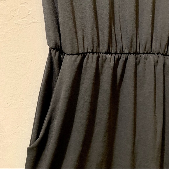 NWT Brigitte Brianna Black Leisure Dress with Pockets - Size M - Picture 3 of 7